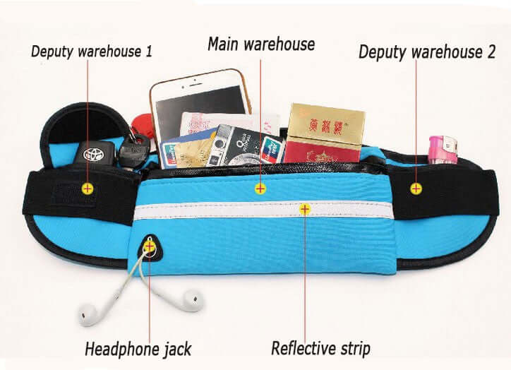 Water-Resistant Sports Running Belt