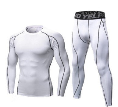 Men's Compression Training Tights & Long-Sleeved Base Layer