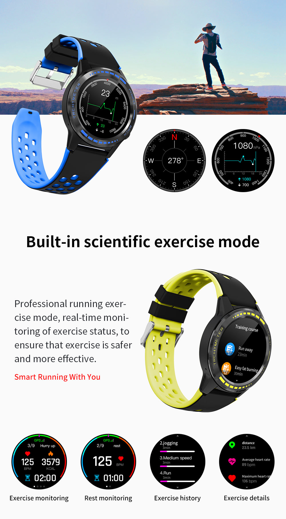 M7 GPS sports watch