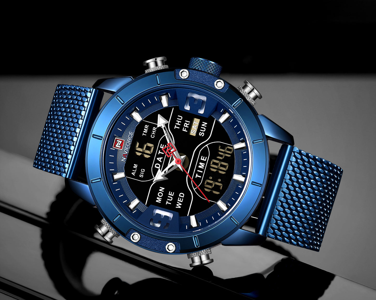 Men's Water Resistant Sports Watch