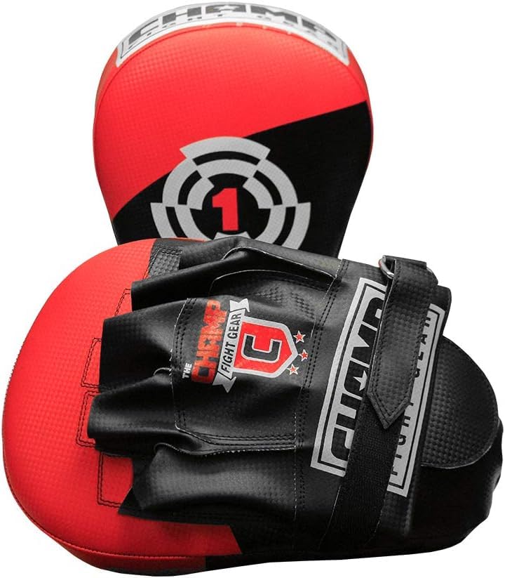 Curved Target Punching Mitts for MMA, Kickboxing, Muay Thai – Enhanced