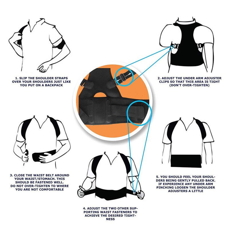 Posture Corrector Magnetic Back Brace