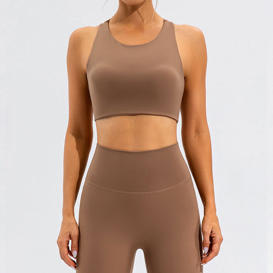 Yoga Set with High Waisted Pants