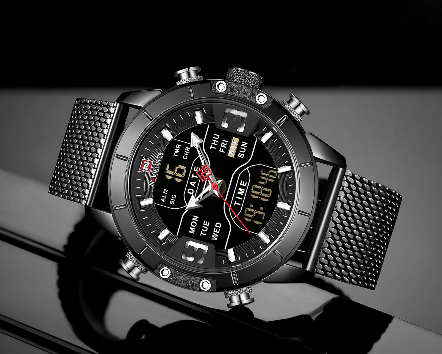 Men's Water Resistant Sports Watch