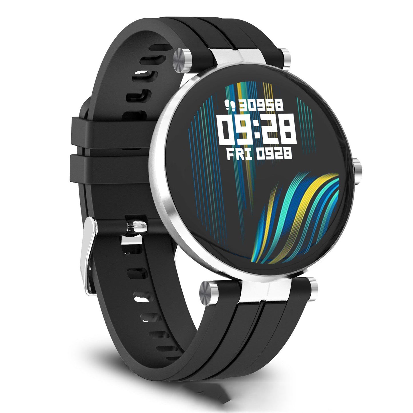 Stylish Smart Watch with Blood Pressure Monitoring