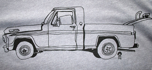 Pickup Surf Heather Storm Grey T-Shirt