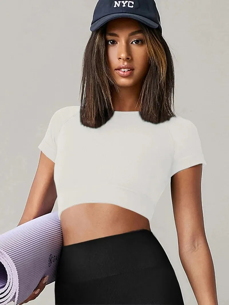 Women's Seamless Sports Crop Top