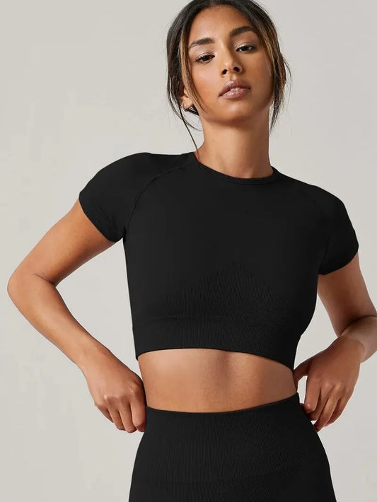 Women's Seamless Sports Crop Top