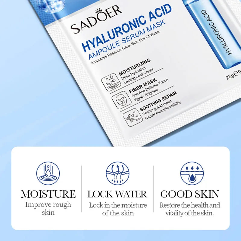 24K Gold Hyaluronic Acid Firming Face Mask (pack of 15)
