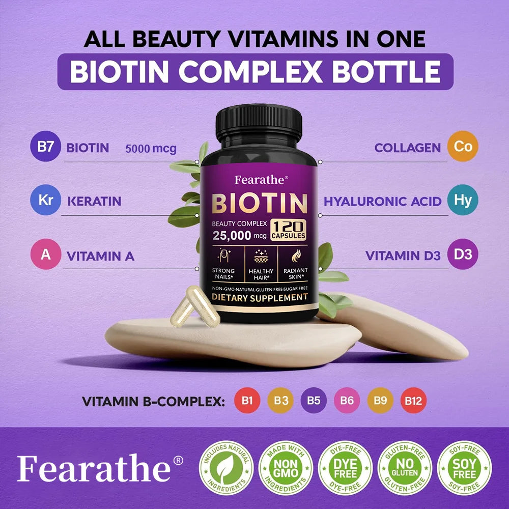 Biotin Supplement to Support Hair, Skin & Nails