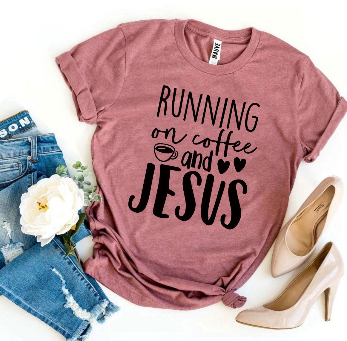 Running On Coffee & Jesus T-shirt