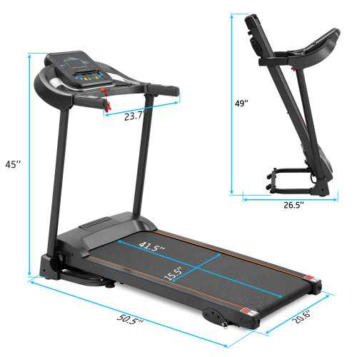 Slimline Easy-Folding Motorized Treadmill