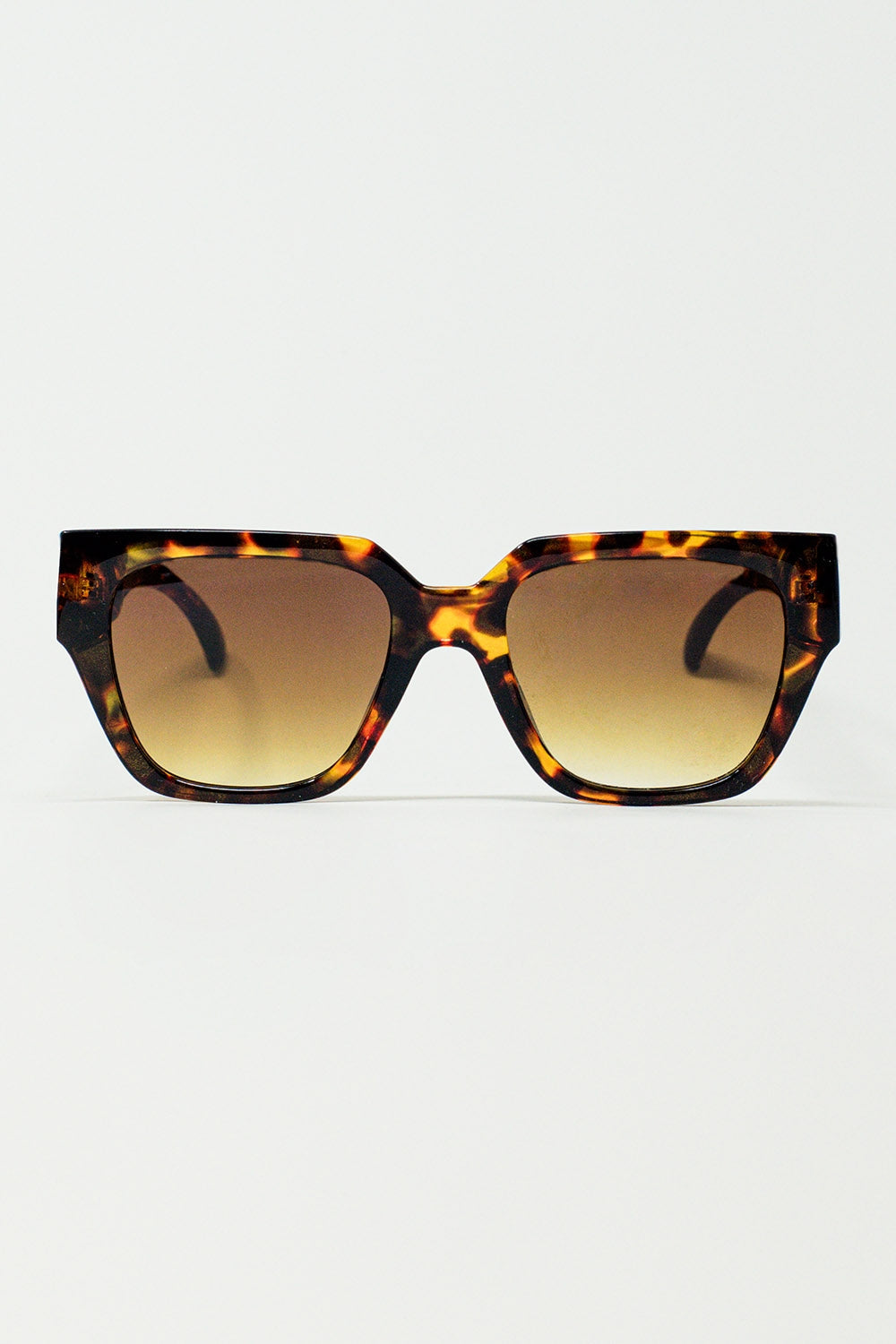 Oversized Cat Eye Sunglasses in Vintage Brown