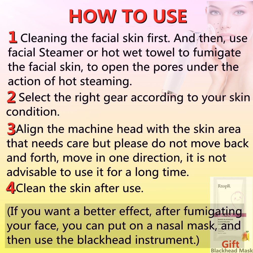 Electric Facial Blackhead Remover