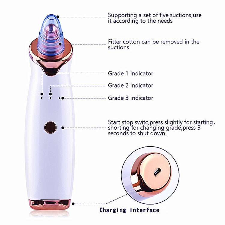 Electric Facial Blackhead Remover