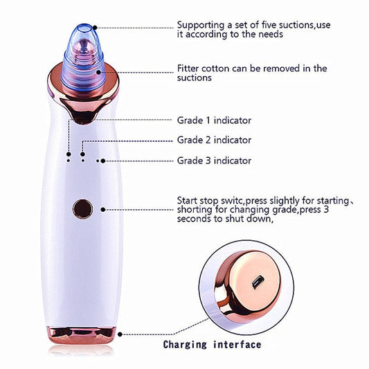 Electric Facial Blackhead Remover
