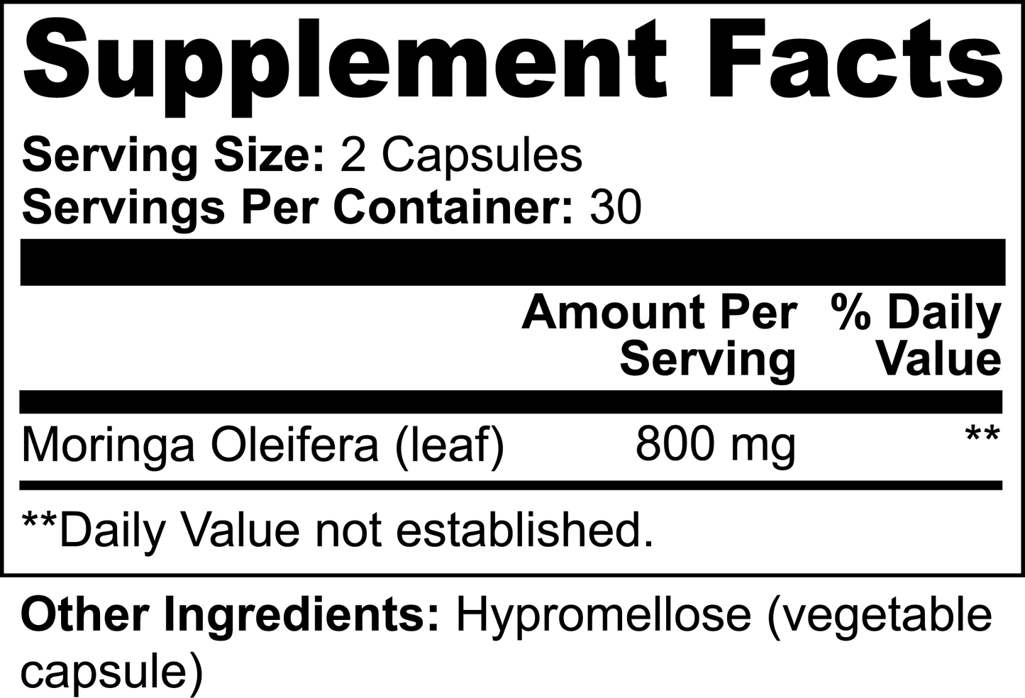 Moringa Pure Extract