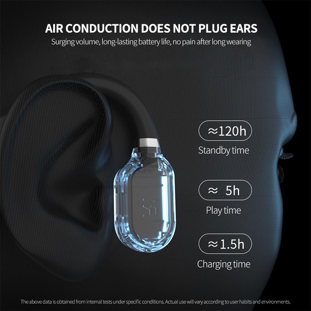 Bone Conduction Bluetooth Headphones