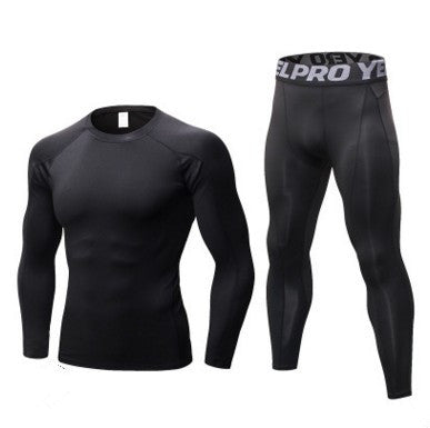 Men's Compression Training Tights & Long-Sleeved Base Layer