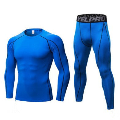 Men's Compression Training Tights & Long-Sleeved Base Layer