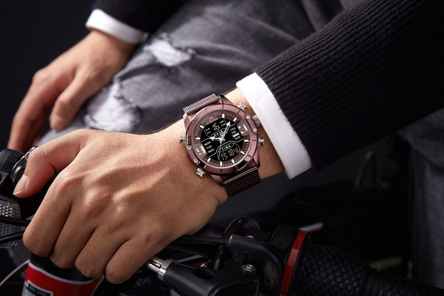 Men's Water Resistant Sports Watch