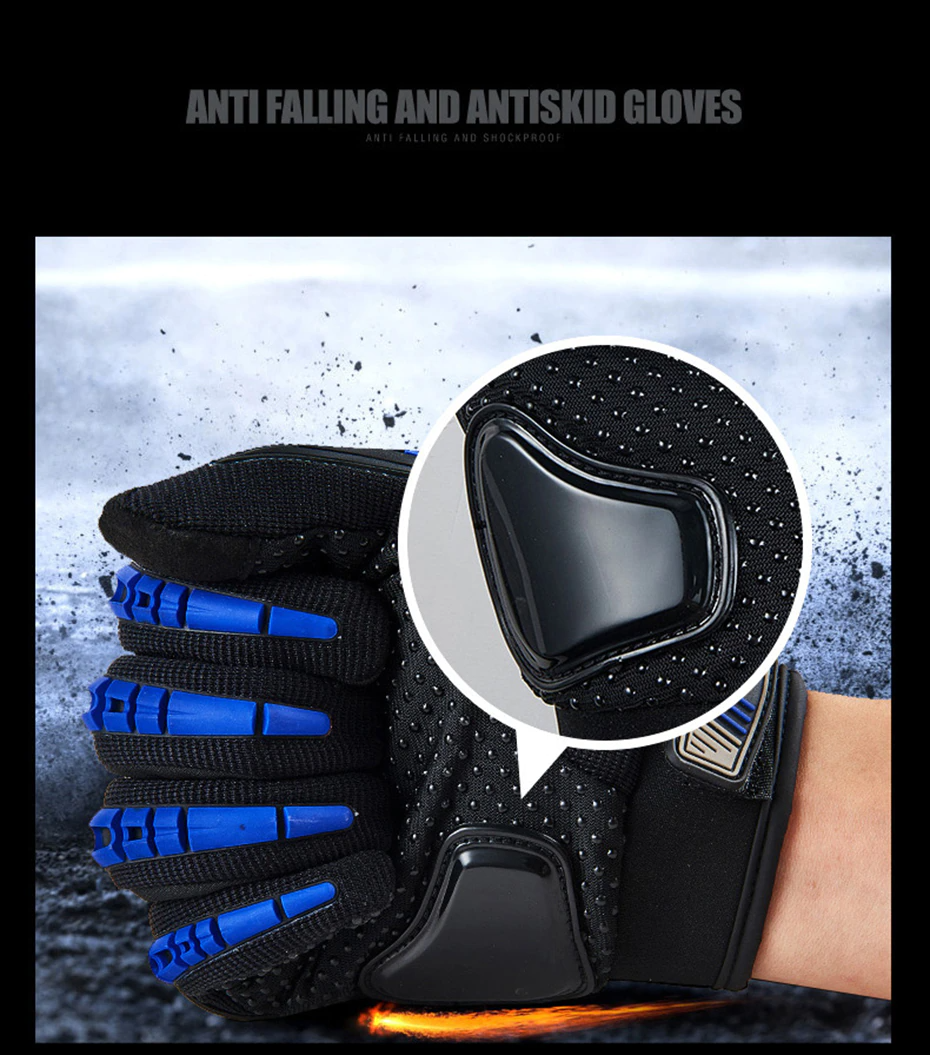 Racing Motocross Full Finger Gloves
