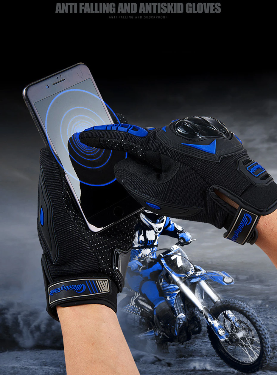 Racing Motocross Full Finger Gloves