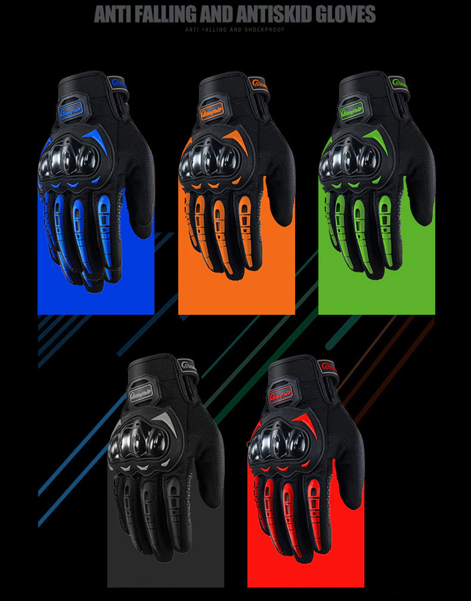 Racing Motocross Full Finger Gloves