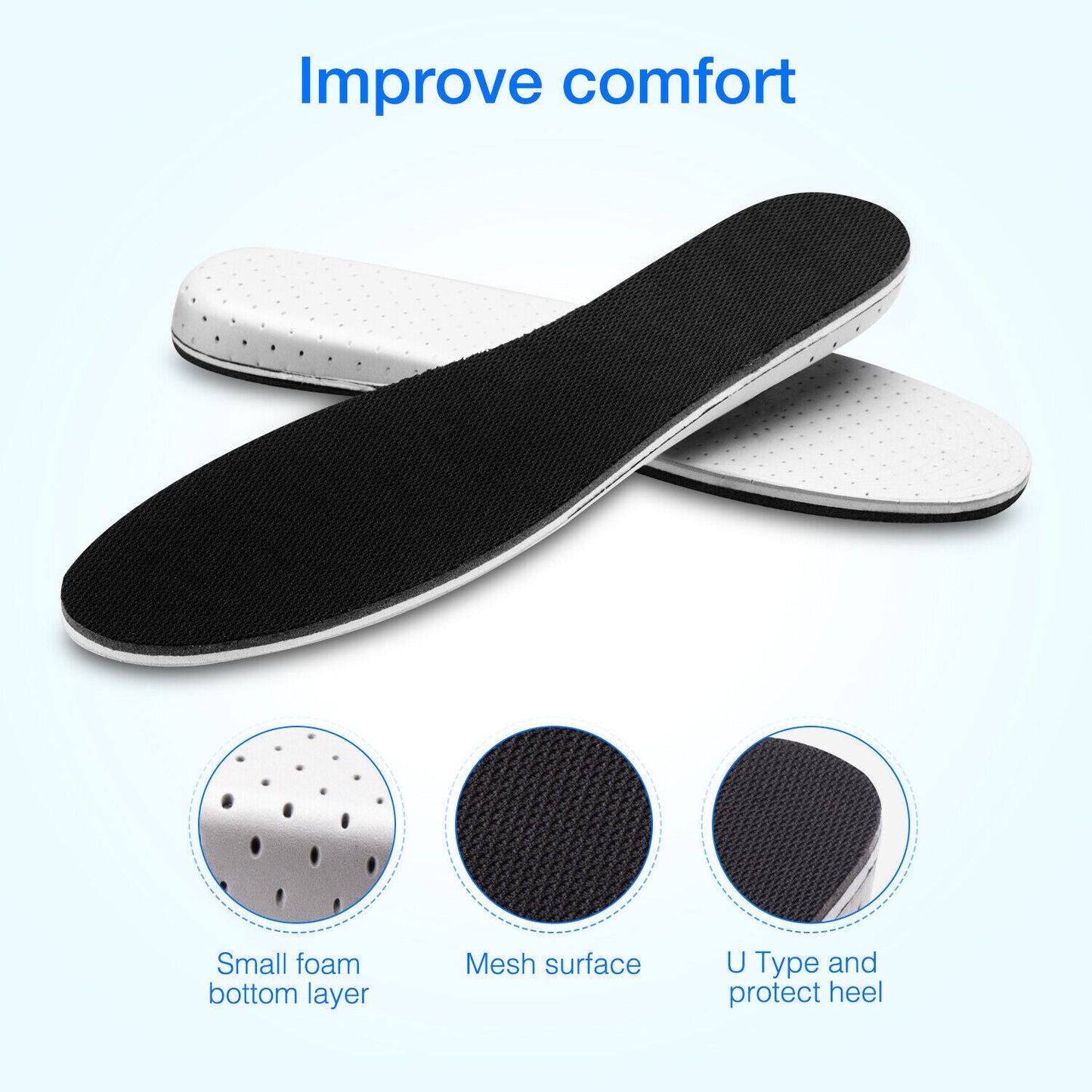 Unisex Invisible Height Increase Insoles