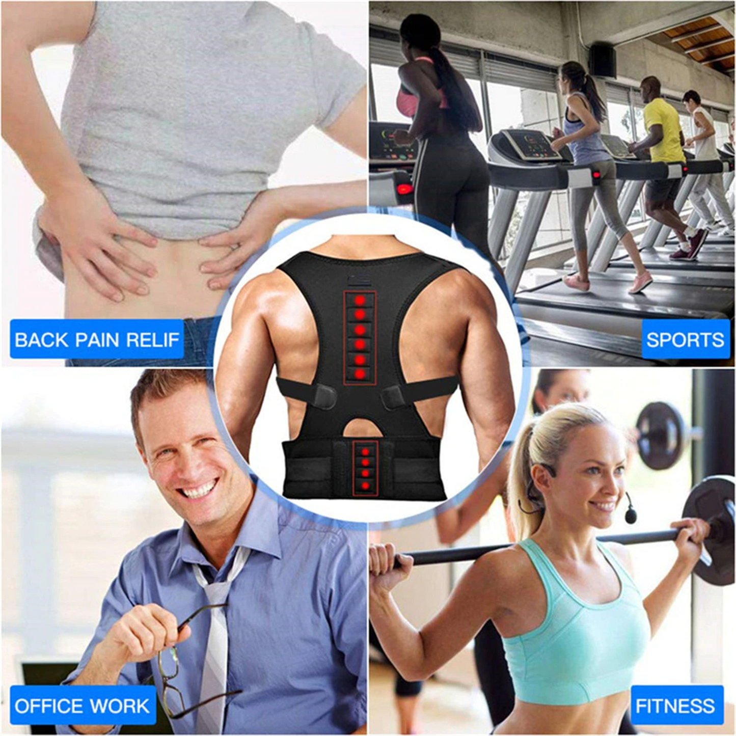 Posture Corrector Magnetic Back Brace