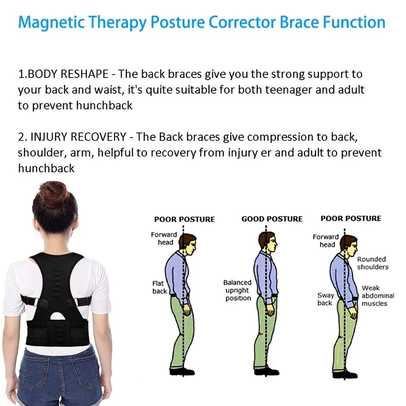 Posture Corrector Magnetic Back Brace