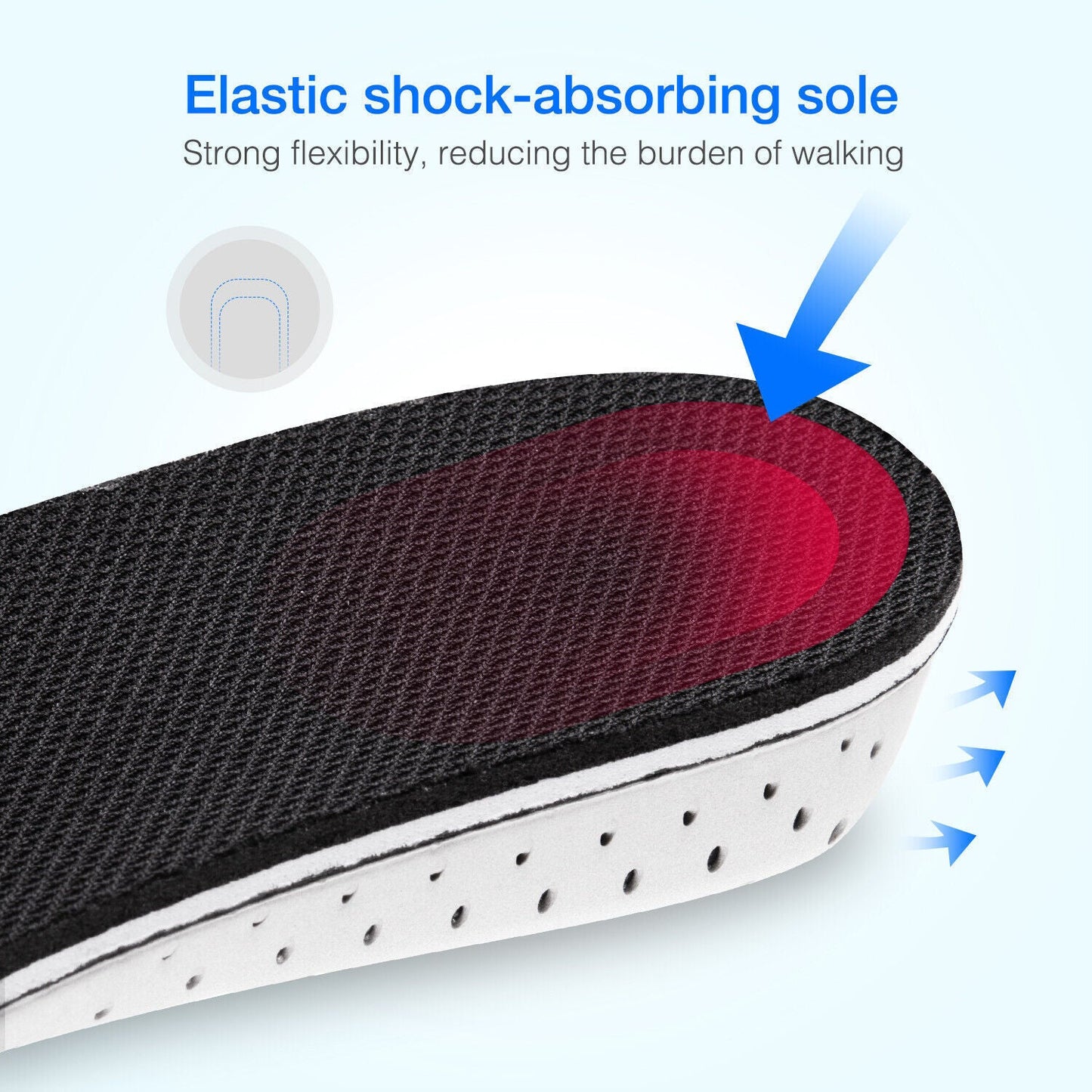 Unisex Invisible Height Increase Insoles