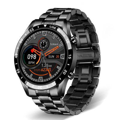 Multi-PurposeSmart Watch with Stainless Steel Wristband