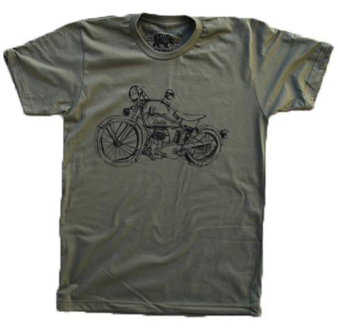 1929 Limited Edition Indian Motorcycle Army T-Shirt