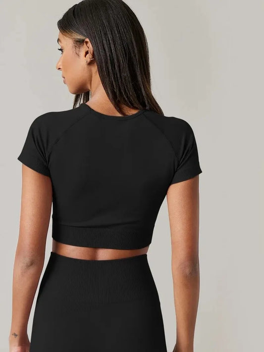 Women's Seamless Sports Crop Top