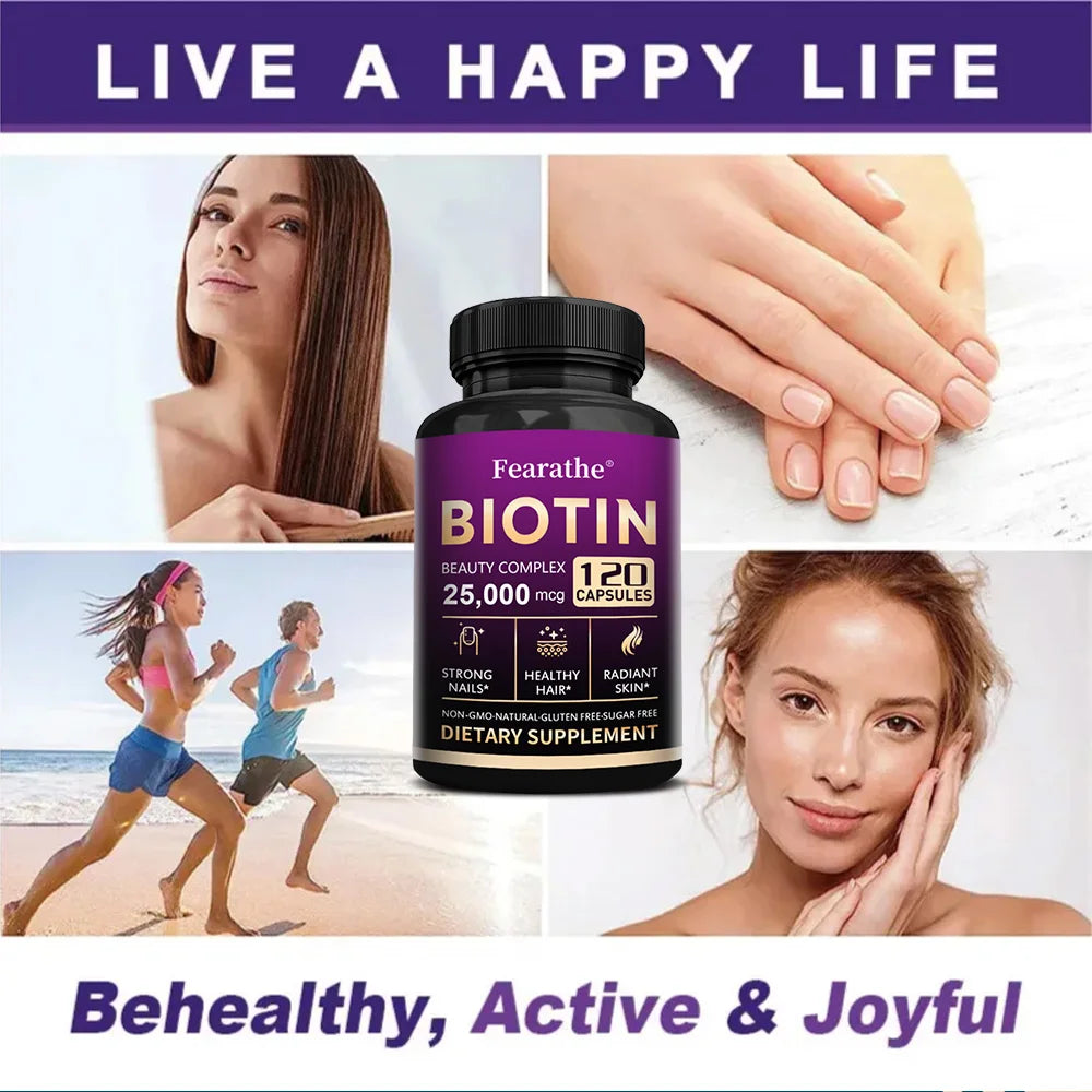 Biotin Supplement to Support Hair, Skin & Nails