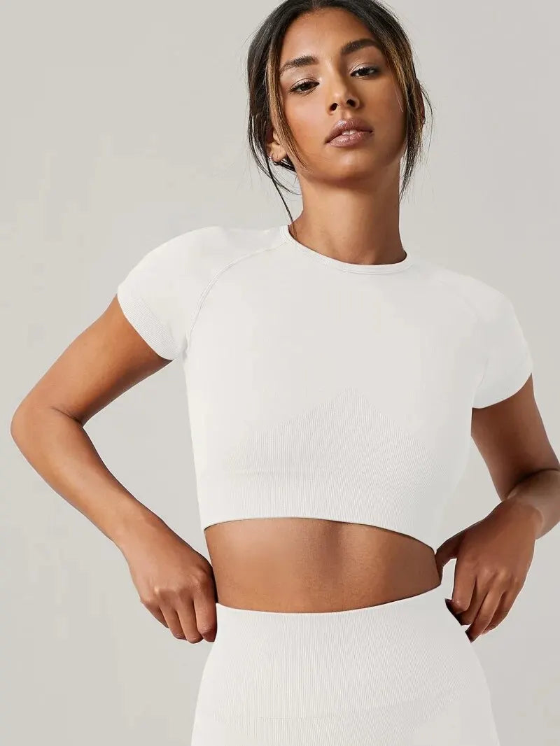 Women's Seamless Sports Crop Top