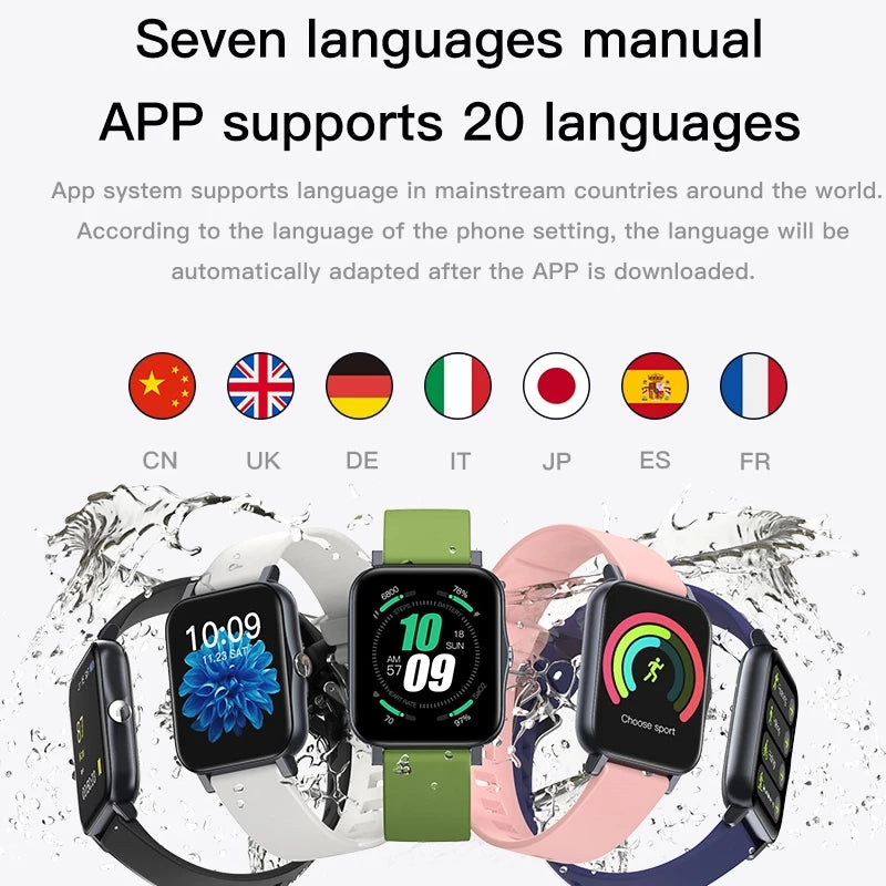 IP68 Waterproof Ultra-Thin Smartwatch