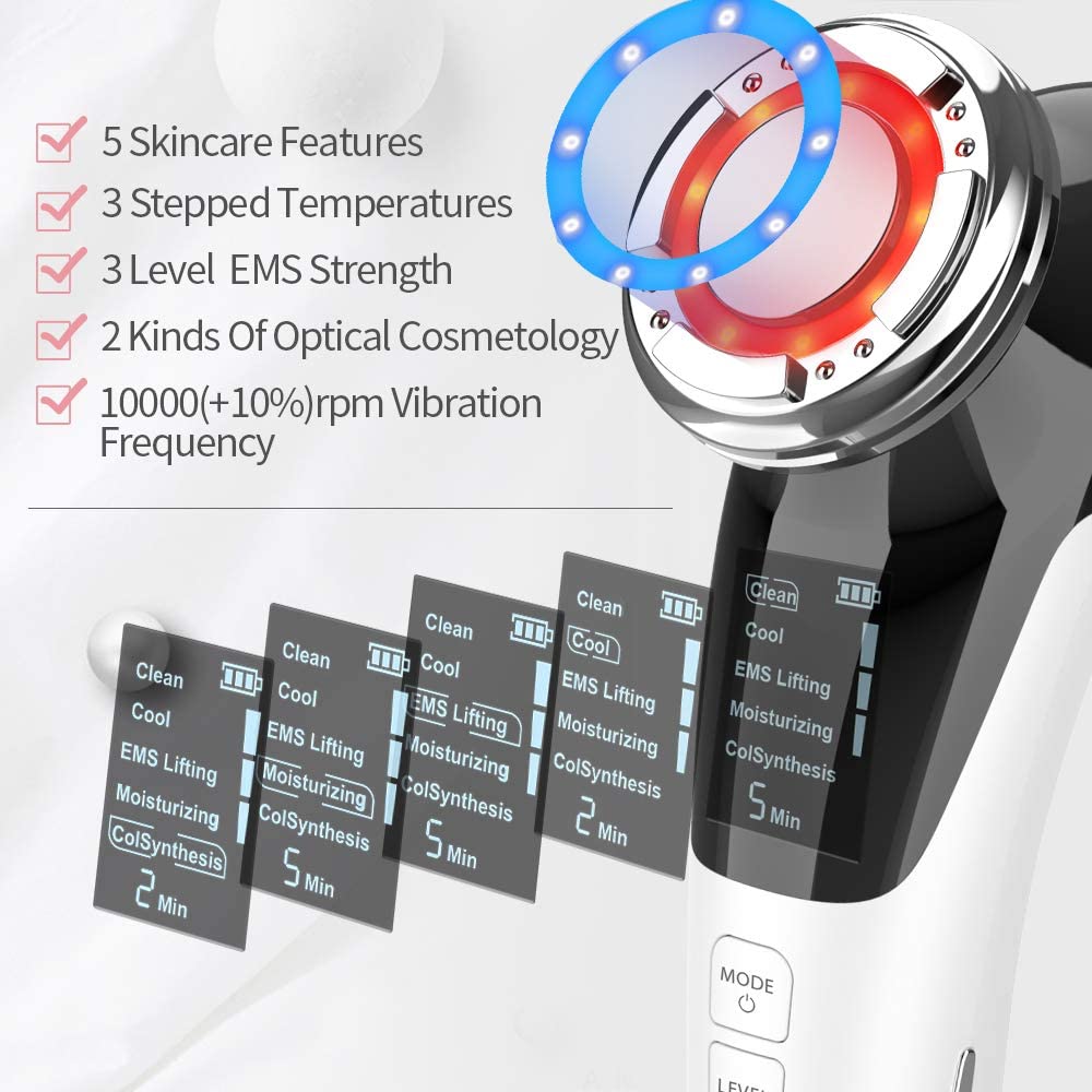 Ultrasonic Anti-Ageing Facial Massager