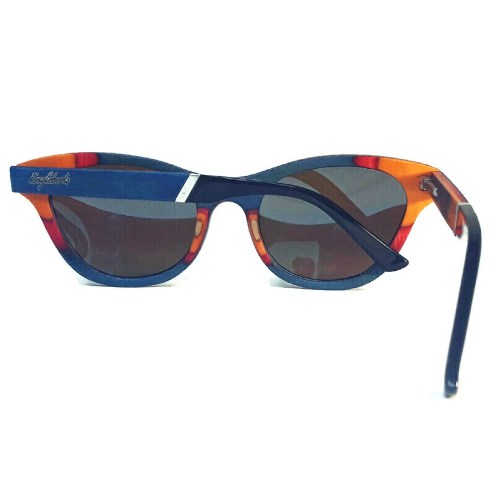 Beach Bound Skateboard Wood & Acetate Polarized Sunglasses