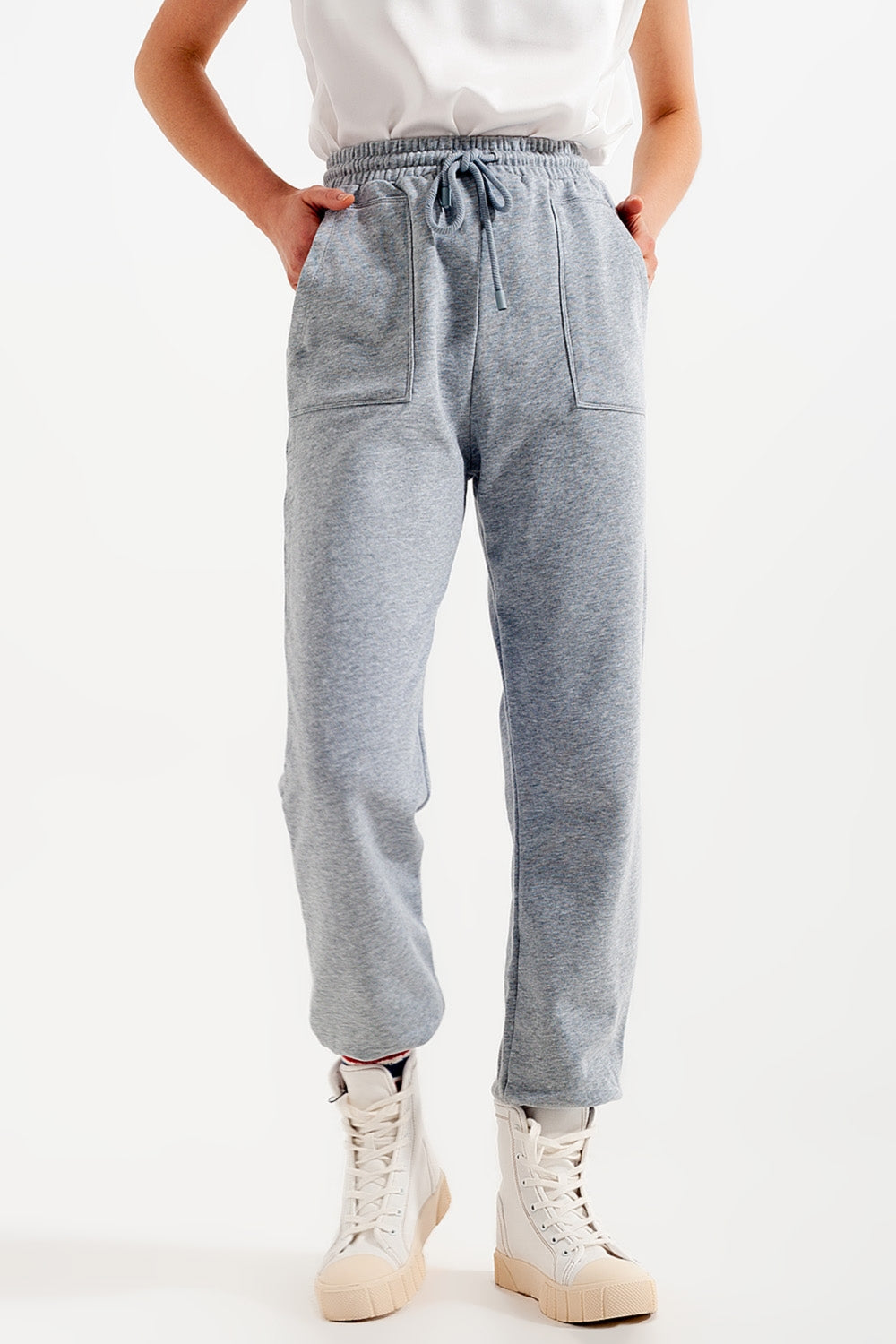 Comfort Fit Joggers with Elastic Waist Band
